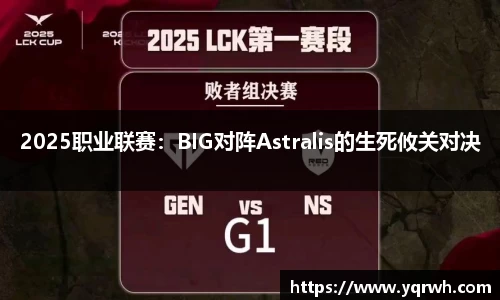 2025职业联赛：BIG对阵Astralis的生死攸关对决